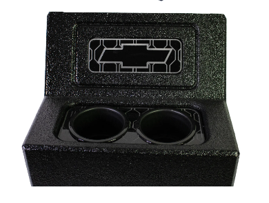 Custom Center Console for 1988–1998 Chevy Silverado & GMC Sierra Bench Seat – Fits Dual 6.5” Speakers, 3.8” Tweeters & Cup Holders