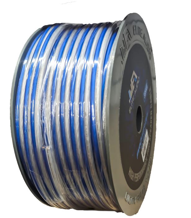 Elite Audio 4G POWER WIRE 100FT TINNED 100% COPPER (BLUE)