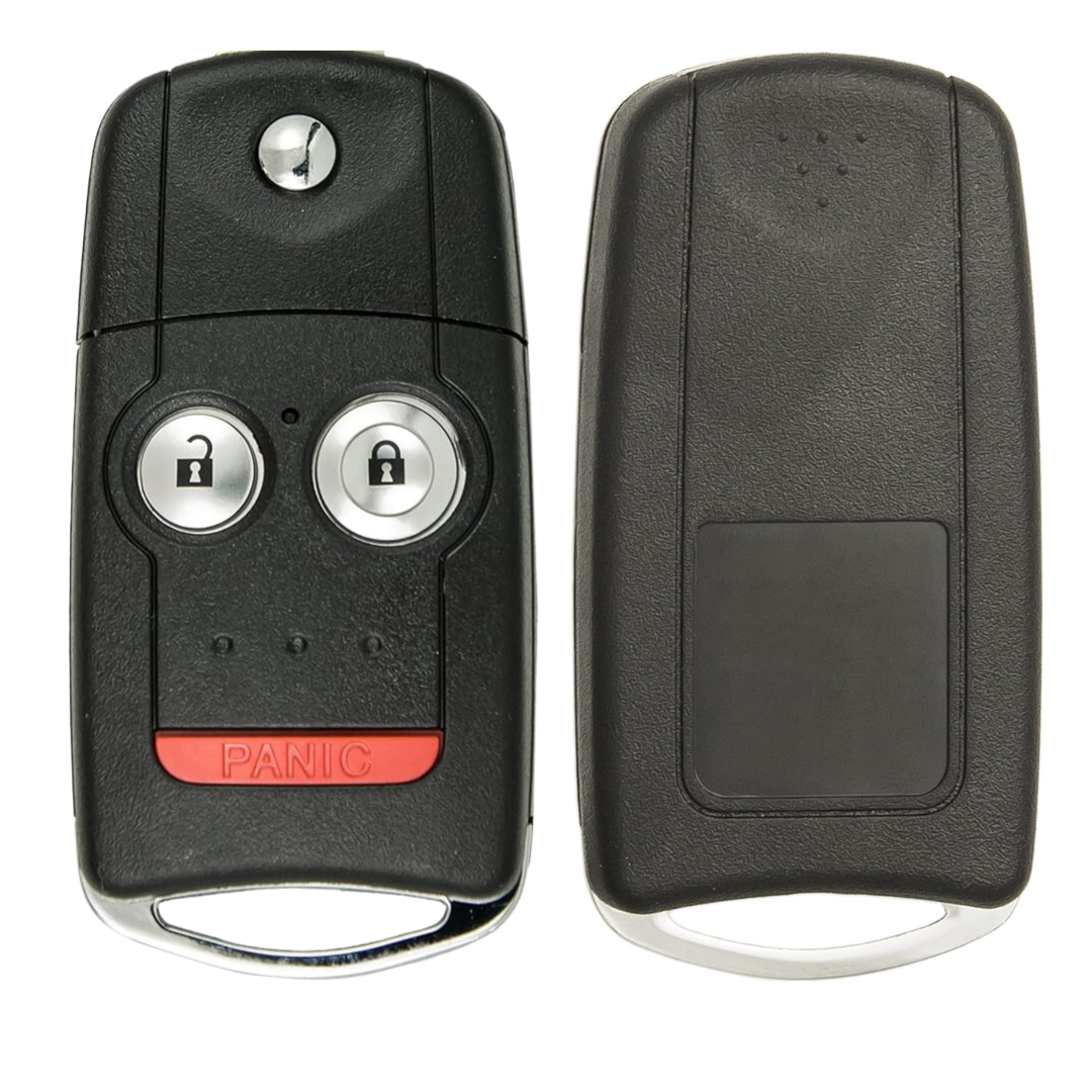 2007-2013 Acura MDX RDX / 3-Button Flip Key / PN: 35111-STX-327 / N5F0602A1A (AFTERMARKET)