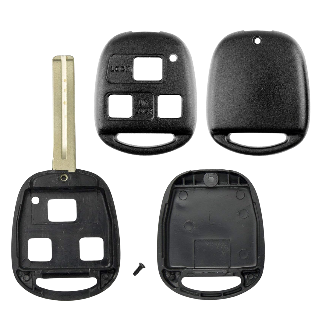 1997-2011 Lexus / 3-Button Remote Head Key SHELL / TOY40 / HYQ12BBT, HYQ1512V (AFTERMARKET)