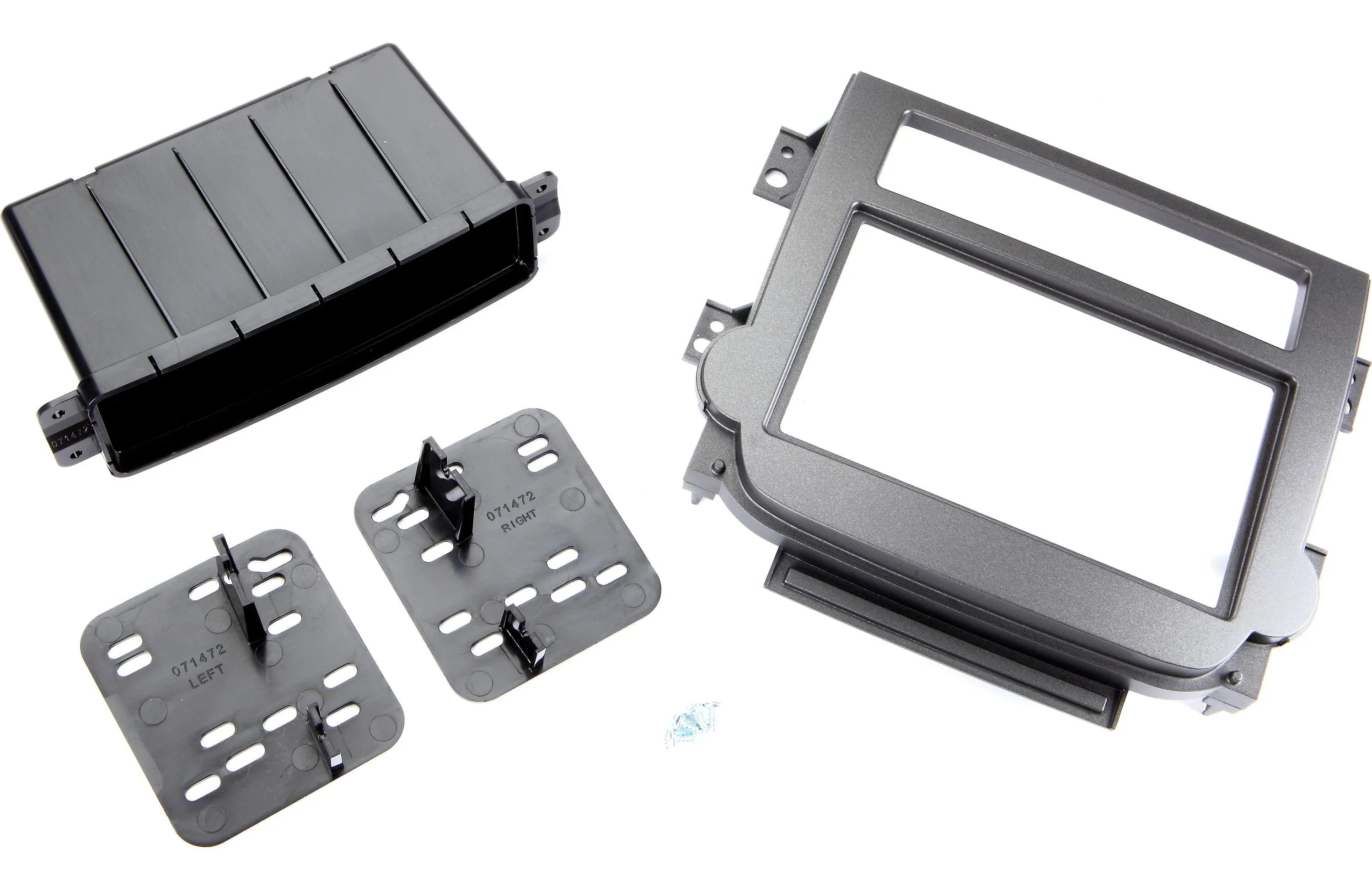 Metra 95-3314G Dash Kit Fits select 2013-16 Chevy Malibu models with manual HVAC — double-DIN radios (Gray)