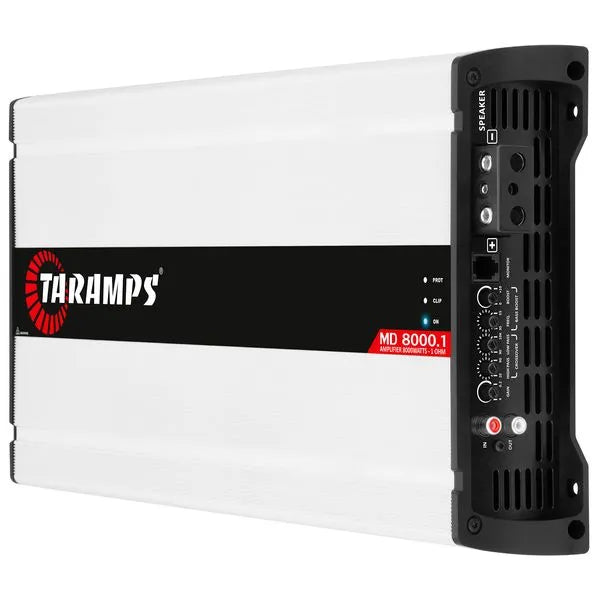 Taramps MD8000.1 8000W RMS Full Range Amplifier 1-Ohm 8000W RMS 1-Channel Monoblock 1-Ohm Car Amplifier