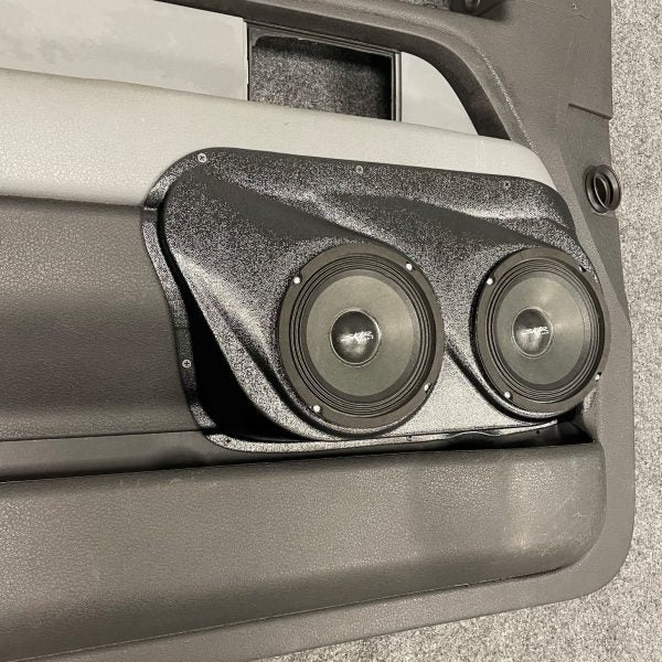 Custom Speaker Pods Dual 6.5″ Speaker Pods for the Front Door of a 09-14 Ford F-150