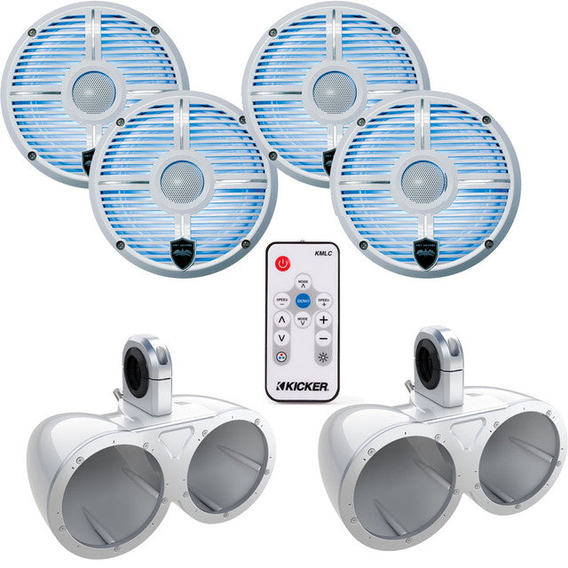 Two Pairs of Wet Sounds REVO6-XWW White 6.5