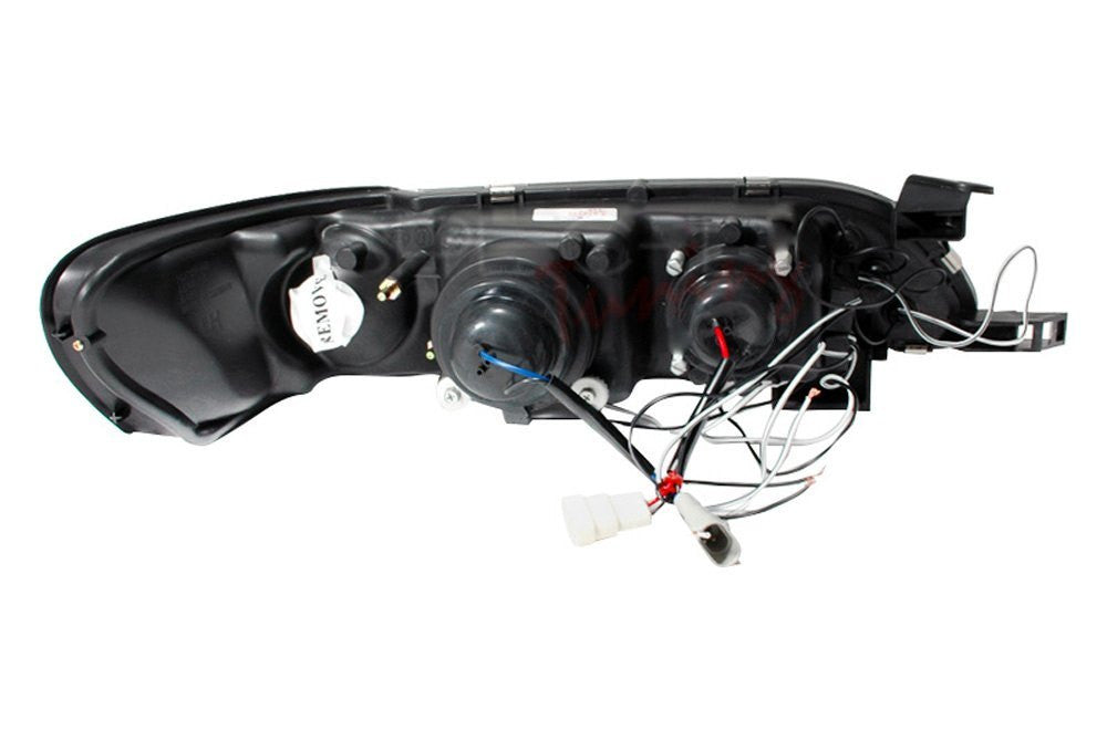 Spec-D 93-97 Toyota Corolla Halo Projector Headlights Chrome