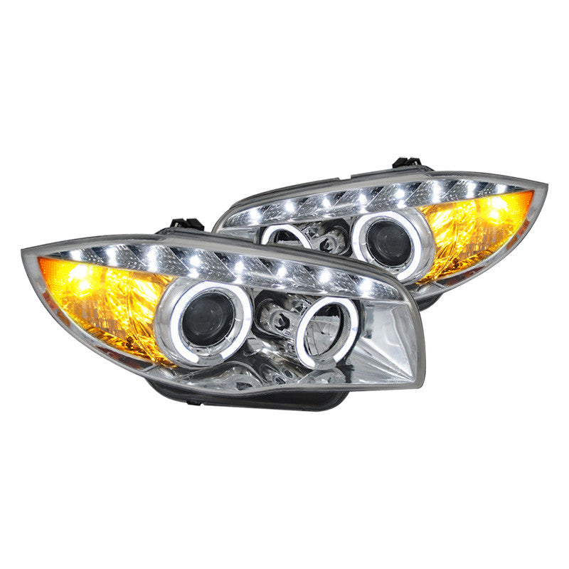 Spec-D 08-13 BMW E82 E88 Projector Chrome Headlights