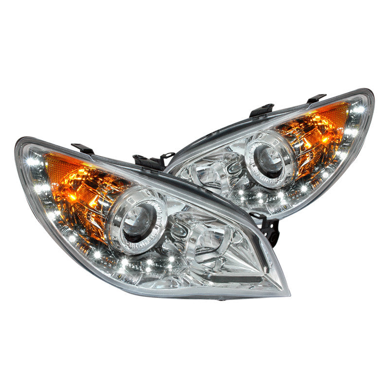 Spec-D 06-07 Subaru WRX STI Projector Headlights Chrome