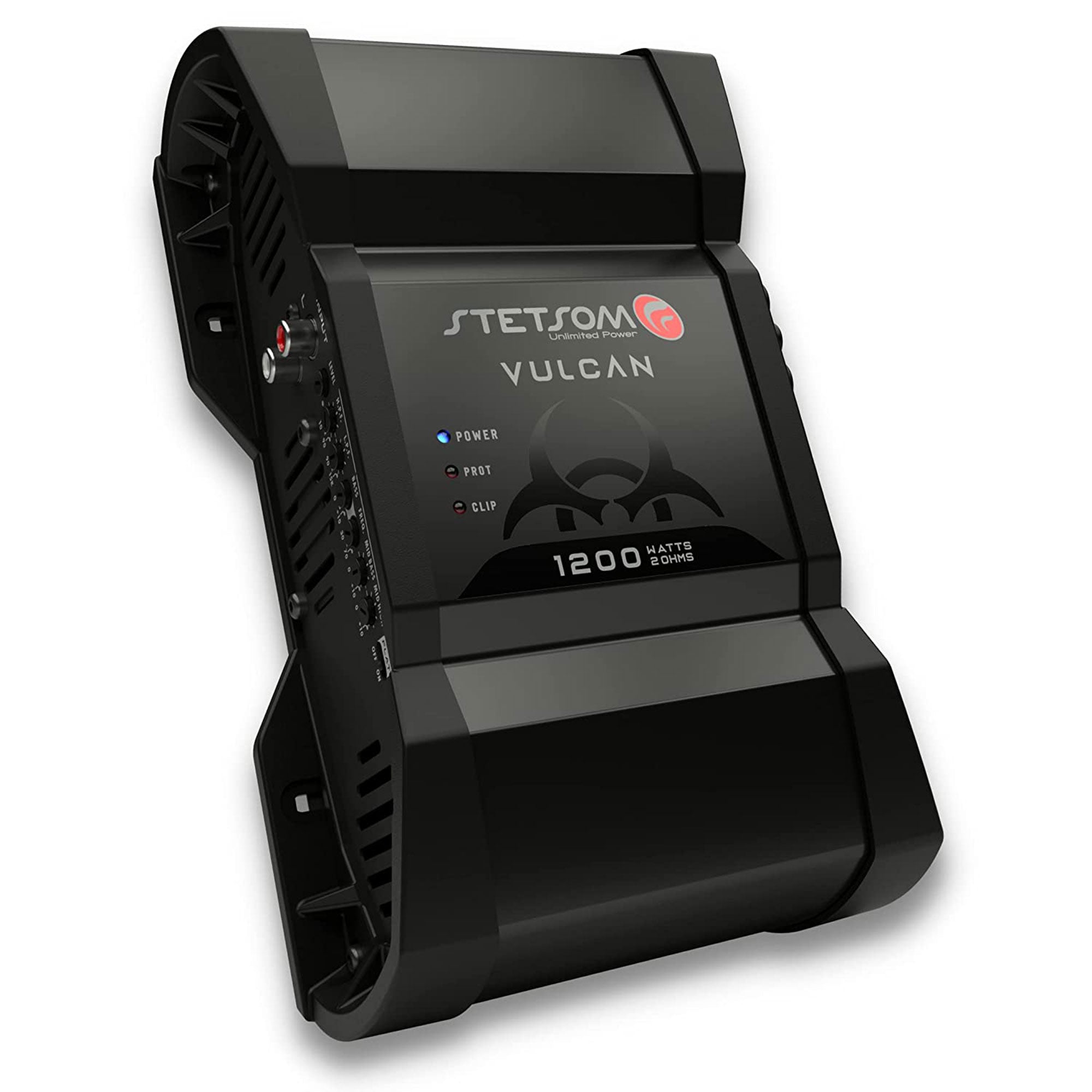 Stetsom Vulcan 1200 1.2K RMS 2 Ohm Stable Mono Car Amplifier w/ Smart Coolers