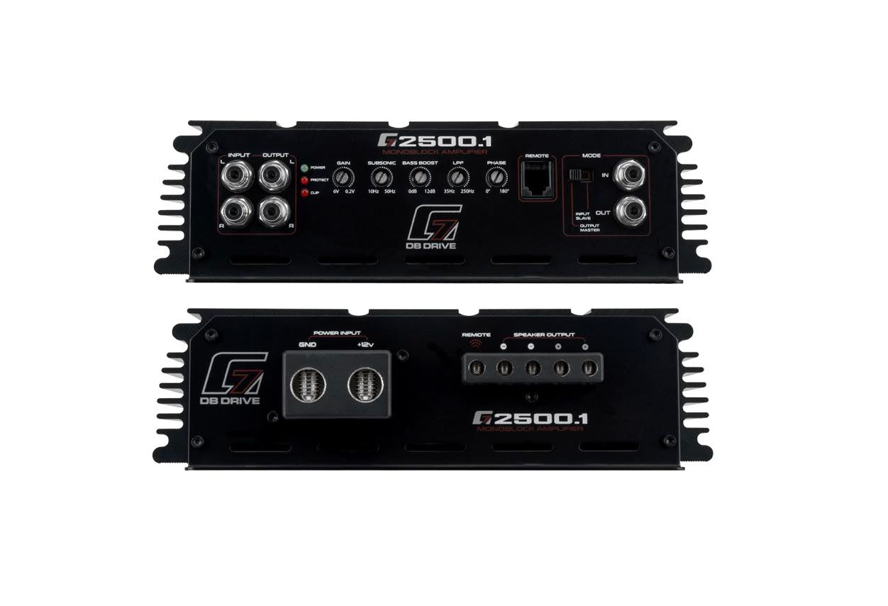 DB Drive G7 2500.1 - Class D Mono Amplifier