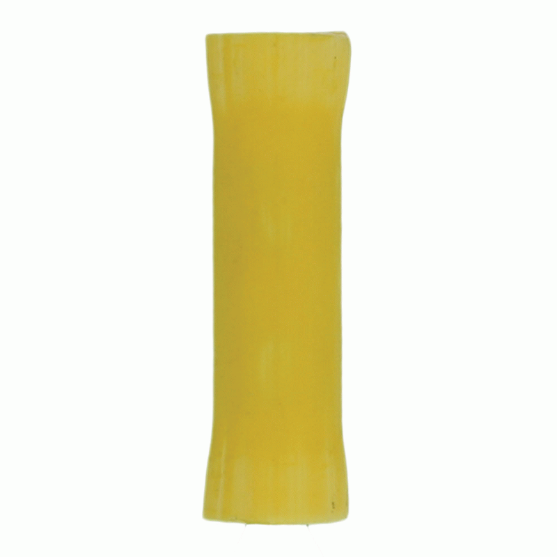 3MYVBC Yellow Vinyl Butt Connector 12-10 Gauge