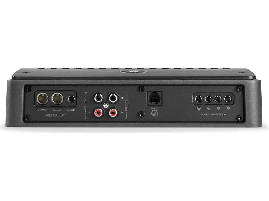 JL Audio RD500/1 Mono subwoofer amplifier — 500 watts RMS x 1 at 2 ohms