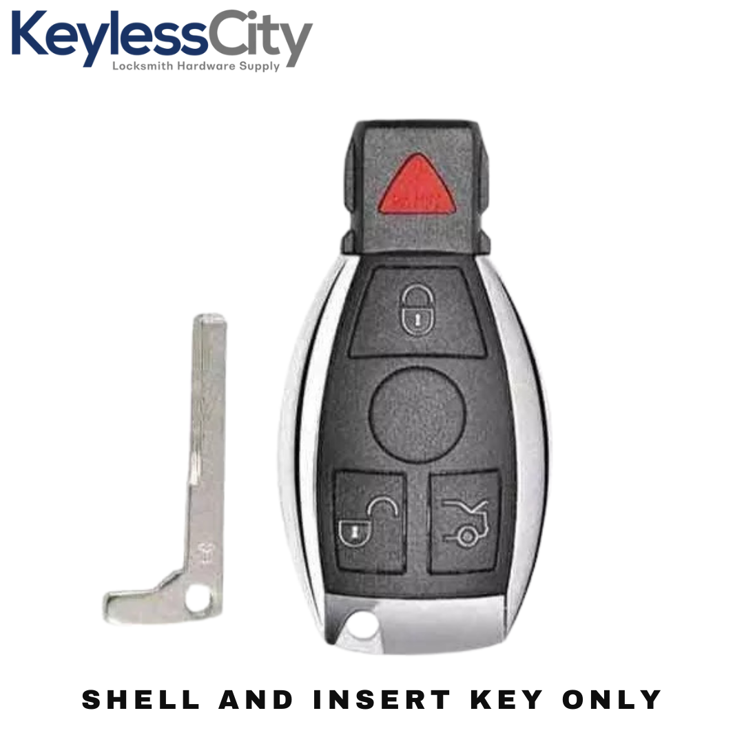 1997-2014 Mercedes Benz 4-Button Fobik Key SHELL For IYZ-3312