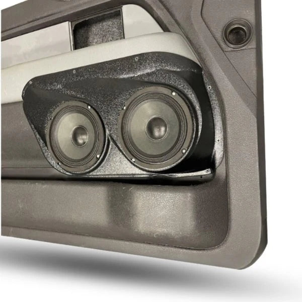 Custom Speaker Pods Dual 6.5″ Speaker Pods for the Front Door of a 09-14 Ford F-150