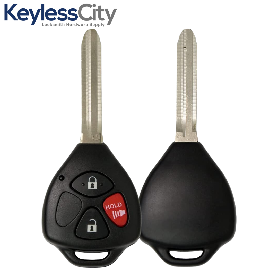 2010-2018 Toyota / 3-Button Remote Head Key / HYQ12BBY / HYQ12BDC (AFTERMARKET)