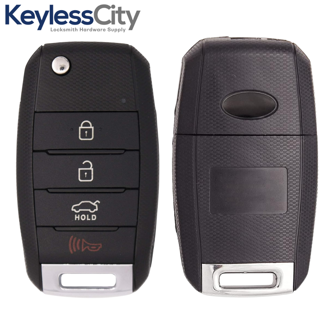 2017-2018 Kia Forte / 4-Button Flip Key / PN: 95430-A7200 / OSLOKA-875T (YD) (AFTERMARKET)