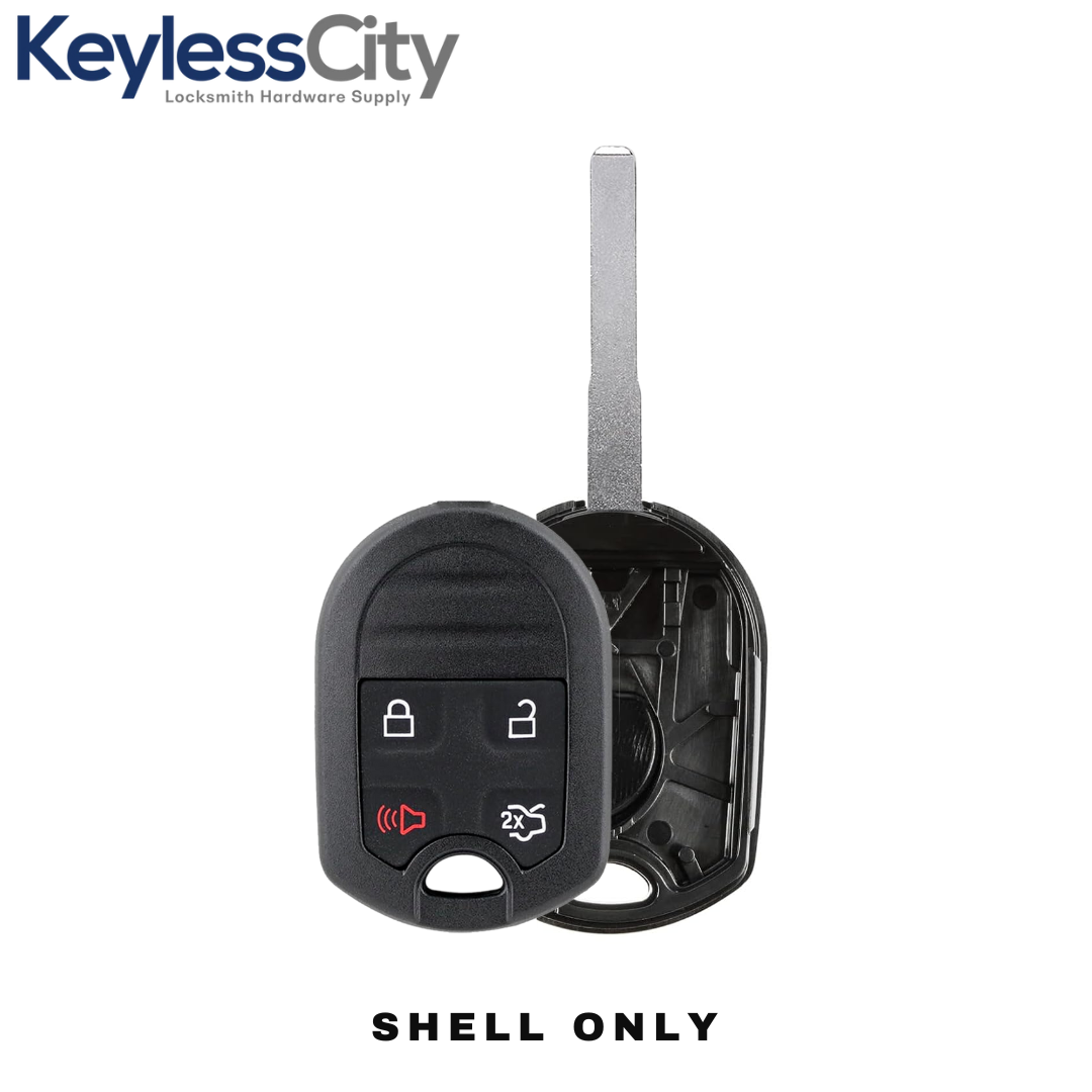 2012-2018 Ford / 4-Button Remote Head Key Shell / HU101 / OUCD6000022 CWTWB1U793