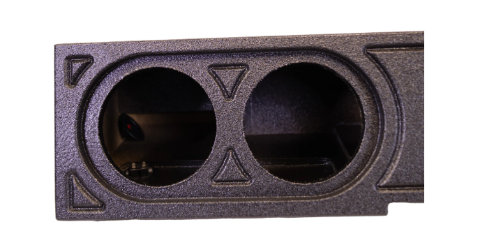 2019-2024 Chevy Silverado & GMC Sierra Double Cab & Crew Cab Ported Enclosure for four 8