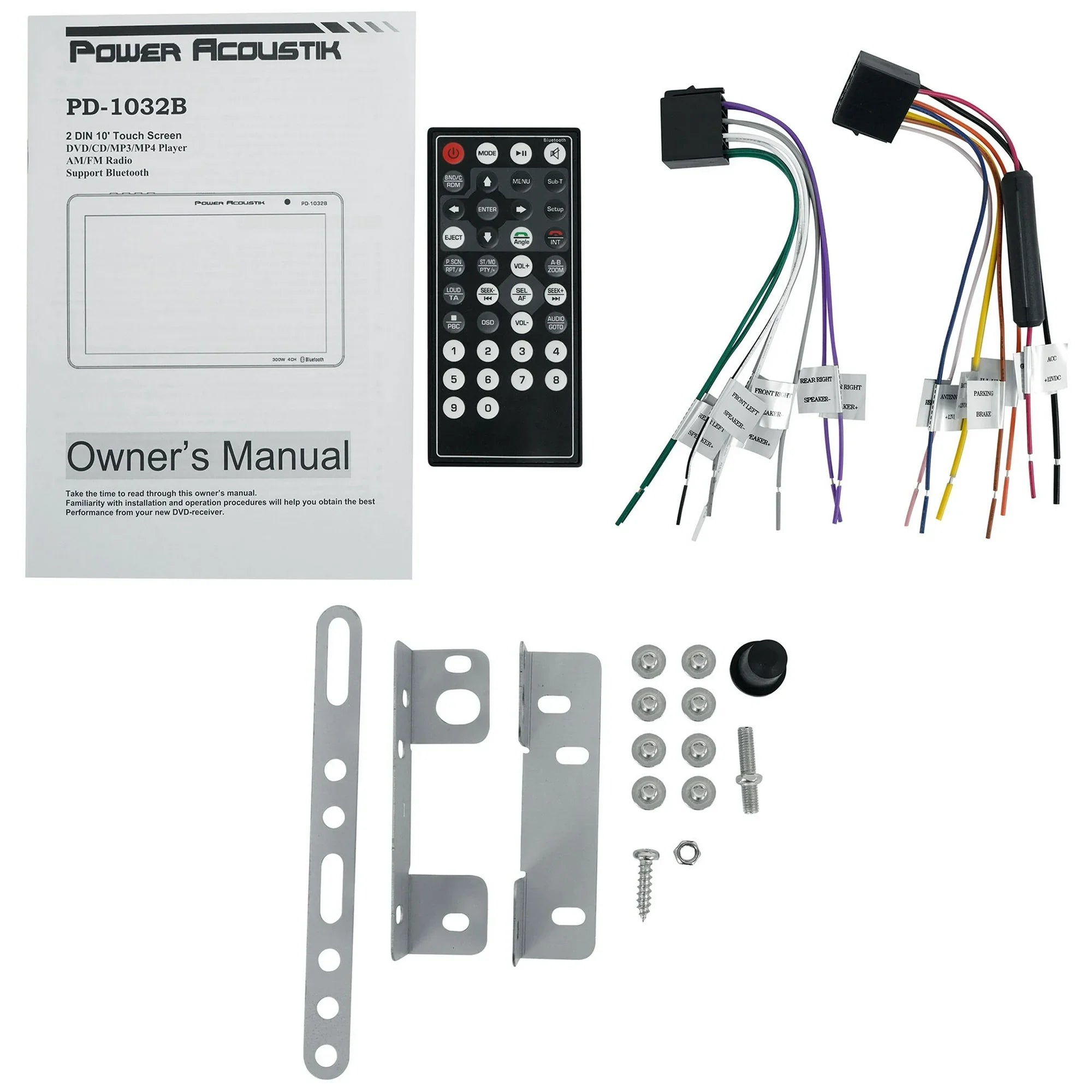 Power Acoustik PD-1032B 10.3