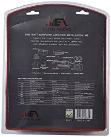 Elite Audio EA-KIT4 4-Gauge Complete Premium Car Amplifier Installation Kit
