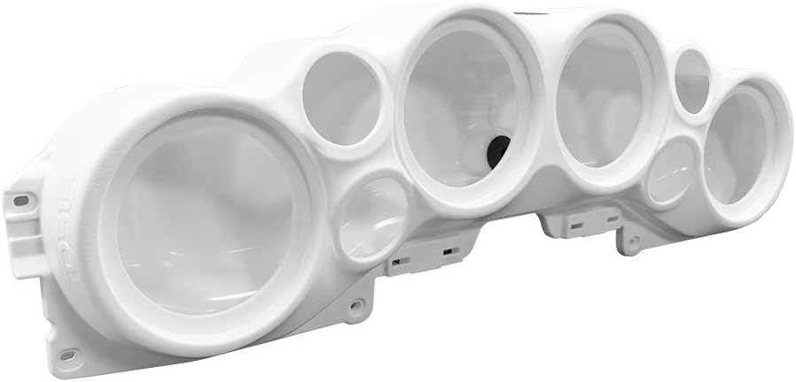 DS18 JL-SBAR White Jeep Wrangler Overhead Soundbar for JL 2007-2021 Will Accommodate 4 x 8-inch Speakers, 4 x 1.75-inch Tweeters, (White)