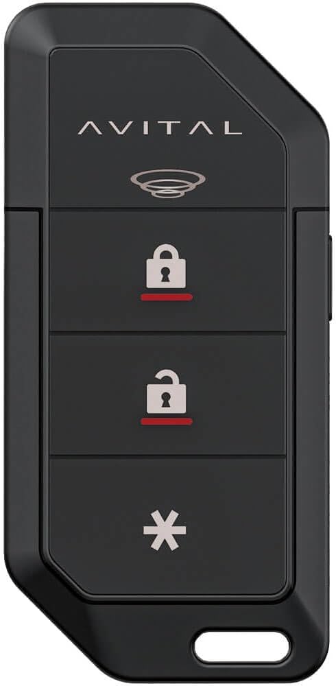 Avital 3103LX 1-Way Security System with Keyless Entry/Flashing Parking Lights