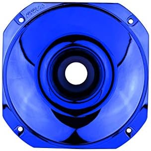 PRV AUDIO WGP14-25 BLUE CR-S - 1” Exit Horn Screw-On Waveguide - Blue Chrome Short ABS Wave Guide - 45° x 45° Nominal Coverage - Slim Profile Waveguide (Single)