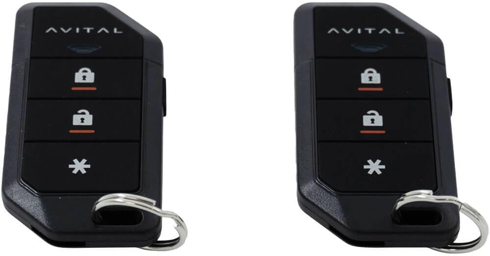 Avital 3103LX 1-Way Security System with Keyless Entry/Flashing Parking Lights