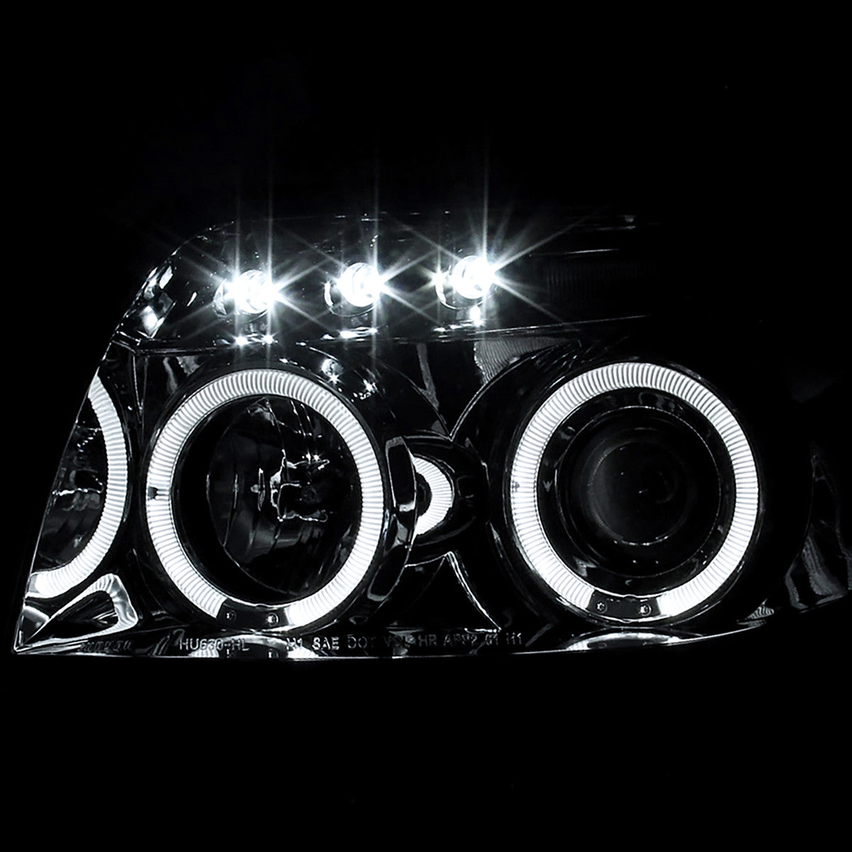 Spec-D 03-05 4Runner Dual Halo Projector Headlights Chrome