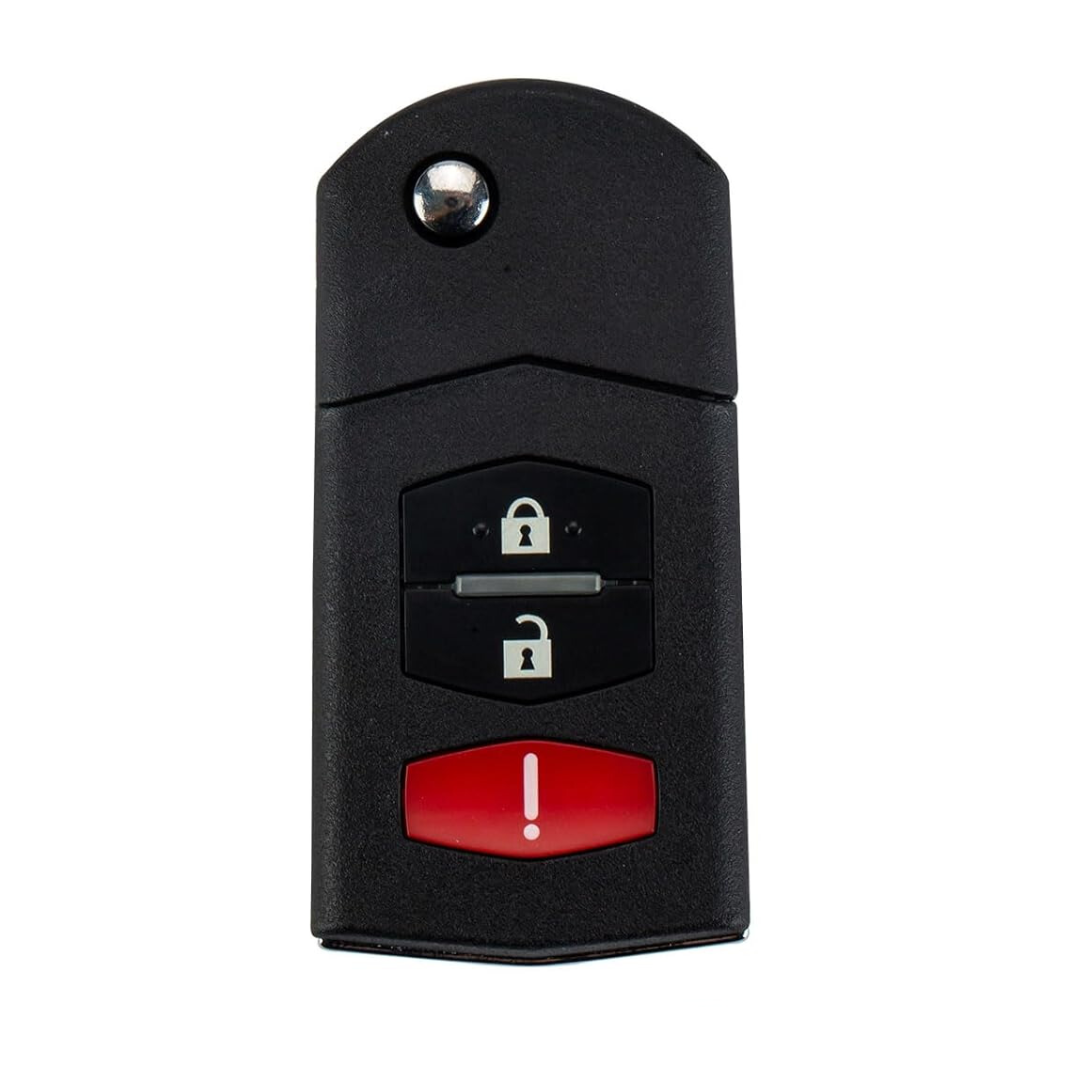 2004-2008 Mazda 6 / RX8 / 3-Button Flip Key / PN: GP7A-67-5RYB / KPU41788 (AFTERMARKET)