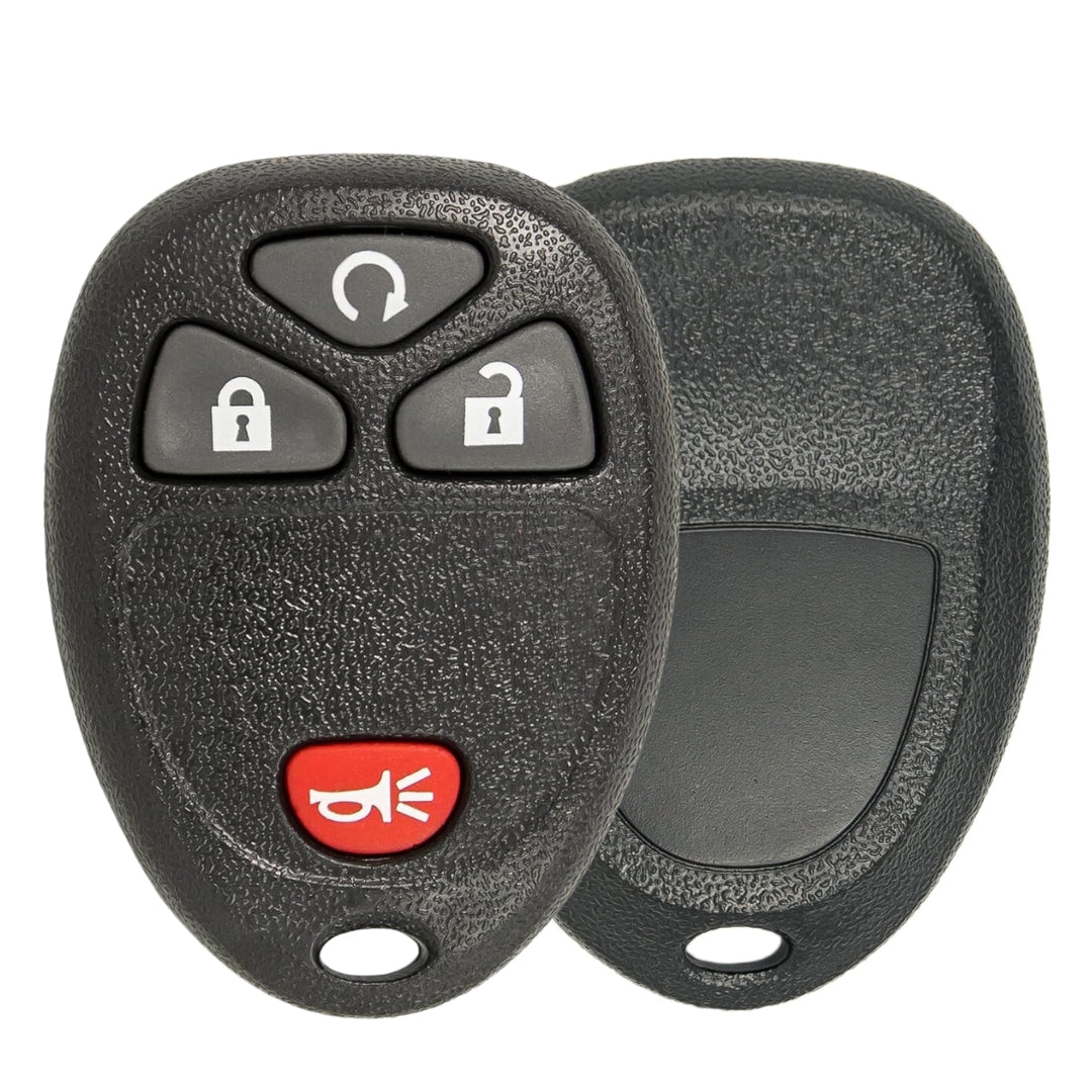 2007-2017 GM / 4-Button Keyless Entry Remote SHELL / PN: 22936098 / OUC60270 / Black (AFTERMARKET)