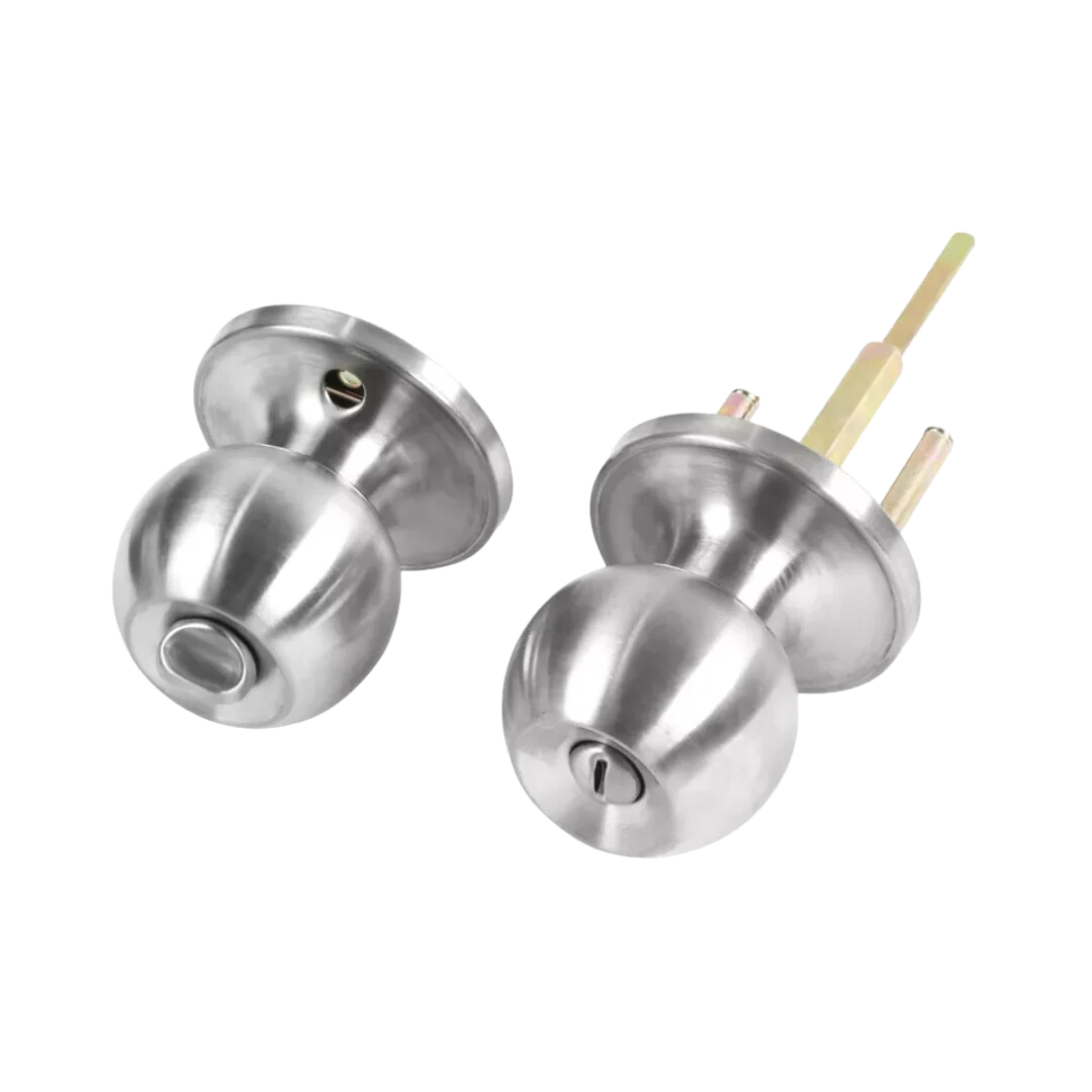 Schlage Premium Combo Lockset – Knob & Deadbolt – Satin Silver