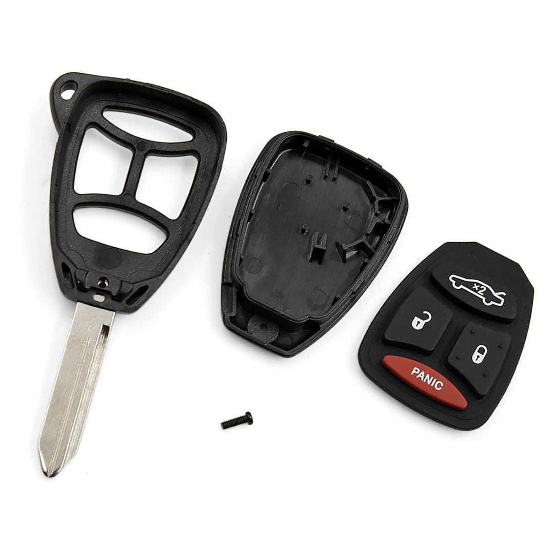 2004-2012 Chrysler / Jeep / Dodge / 4-Button Remote Head Key SHELL / Y159 / KOBDT04A