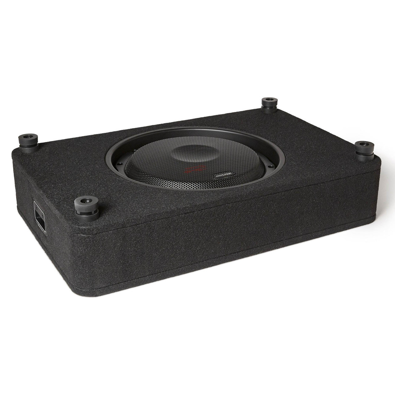 Alpine S2-A60M S-Series Class-D Amp w/ Rux & RS-SB12 Single 12” R-Series Shallow Preloaded Subwoofer Enclosure