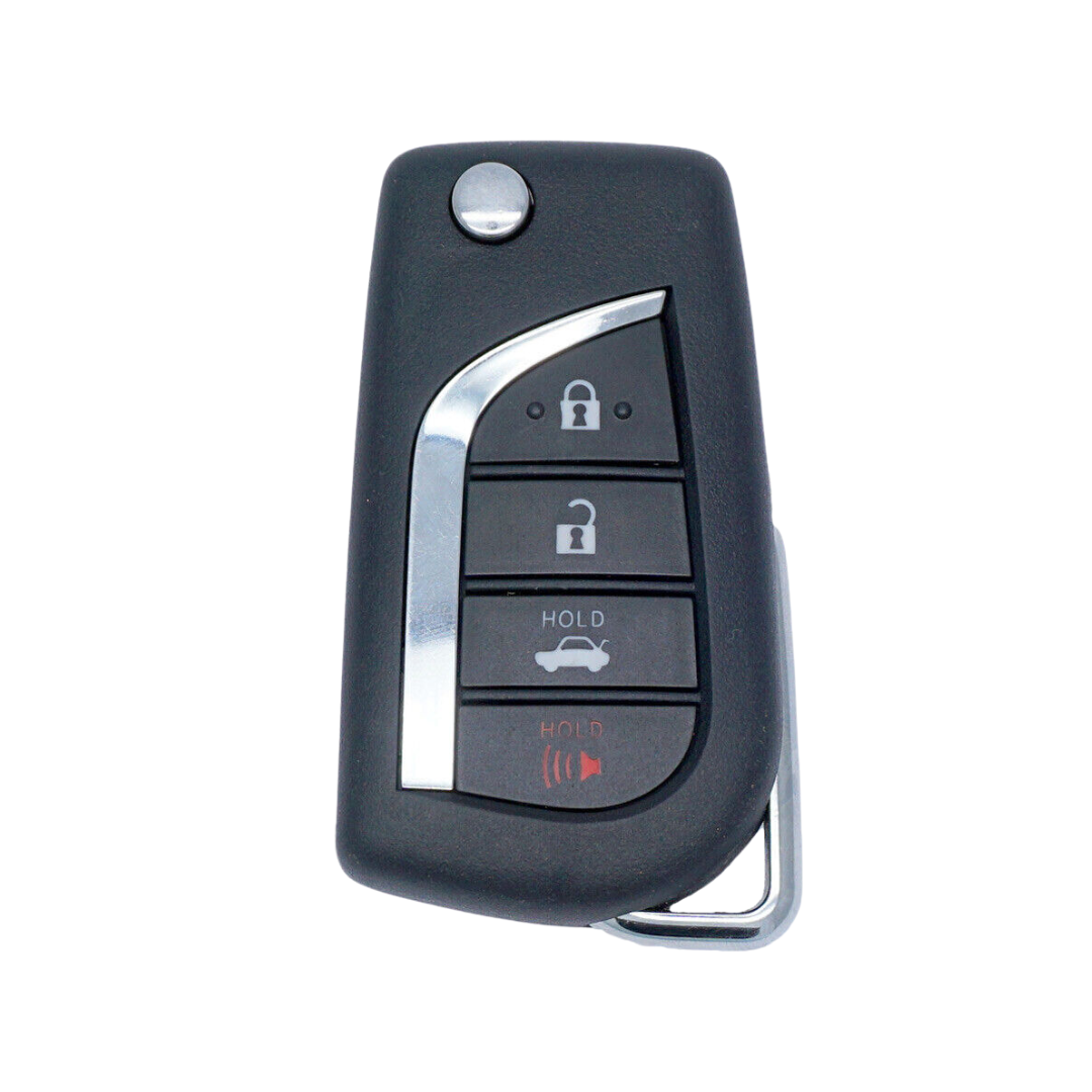 2018-2023 Toyota Camry Corolla / 4-Button Flip Key / PN: 89070-06790 / HYQ12BFB (H Chip) (AFTERMARKET)