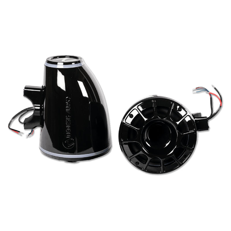 Nemesis Audio WAKE-8 8” Marine Tower Speakers – 500W RMS RGB Horn Loaded Boat Speakers (Pair)
