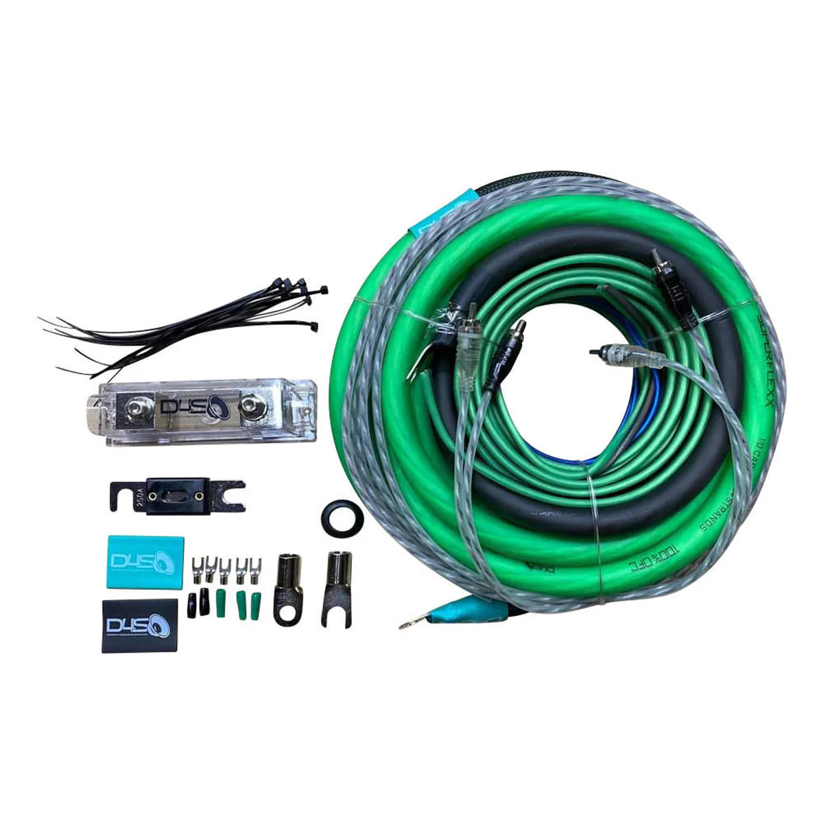 Down4Sound 0G Silver Tinned OFC Copper Amp Kit