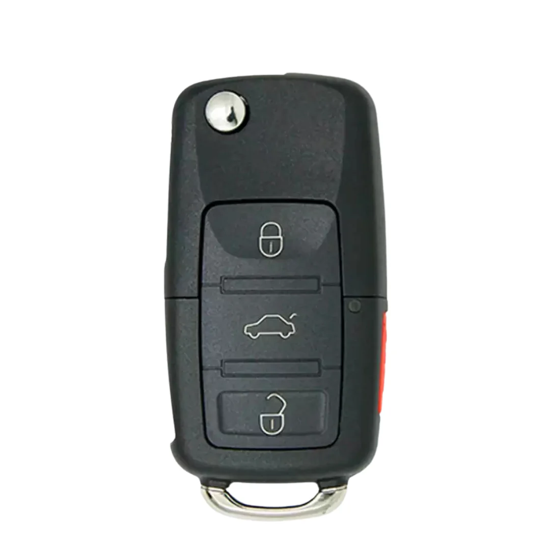 2002-2006 Volkswagen / 4-Button Flip Key / 1J0959753AM (AFTERMARKET)