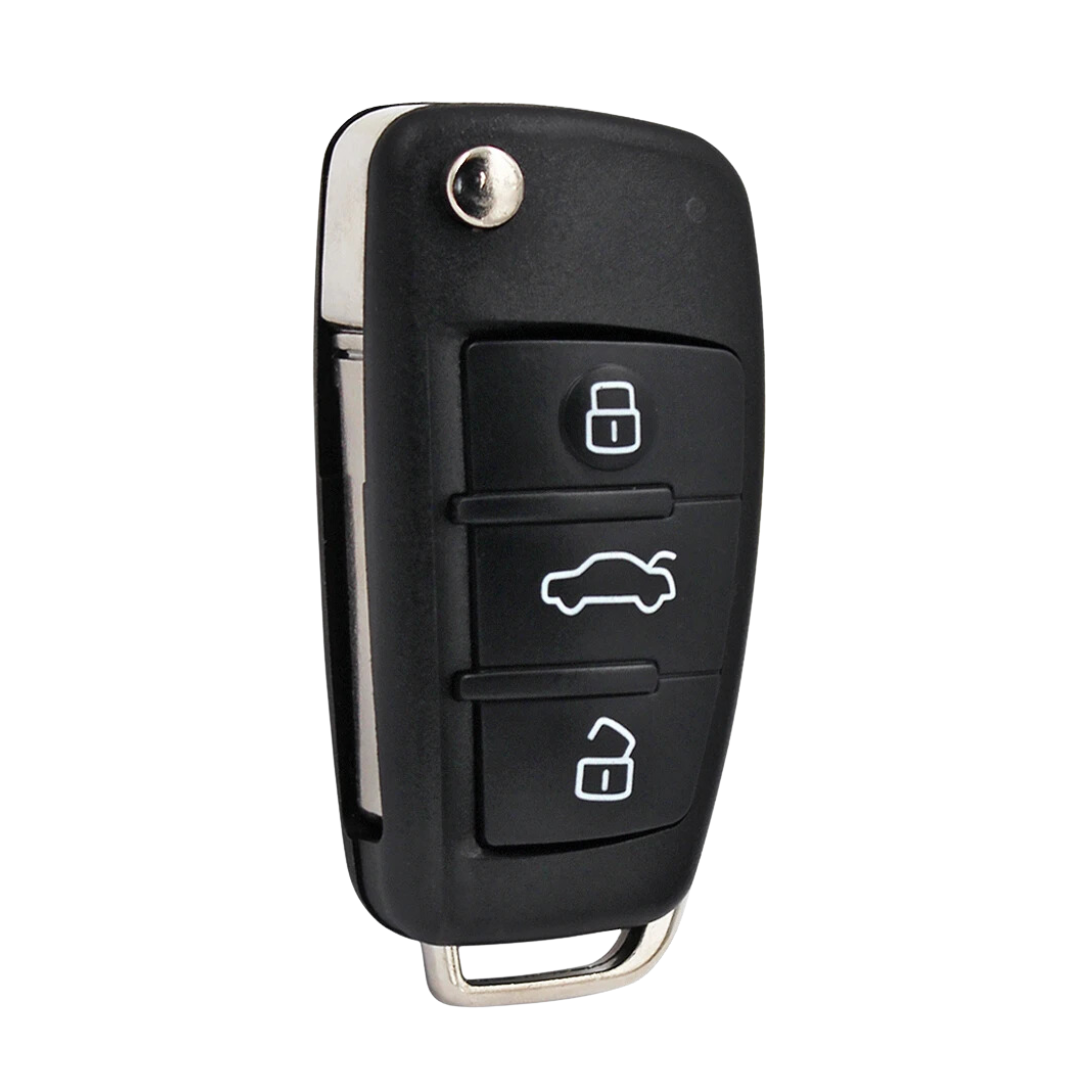 2006-2015 Audi / 3-Button Flip Key SHELL For IYZ-3314 (AFTERMARKET)