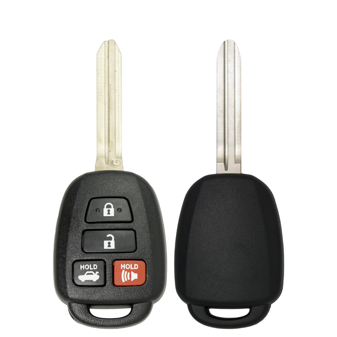 2014-2019 Toyota / 4-Button Remote Head Key / PN: 89070-02880 / HYQ12BEL (AFTERMARKET)