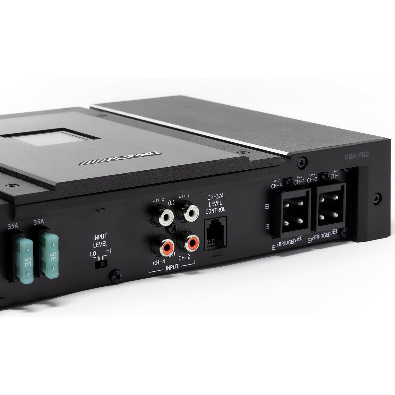 Alpine Status HDA-F60 Hi-Res 4-Channel Amplifier & Alpine RUX-H01 Remote Bass Knob Bundle