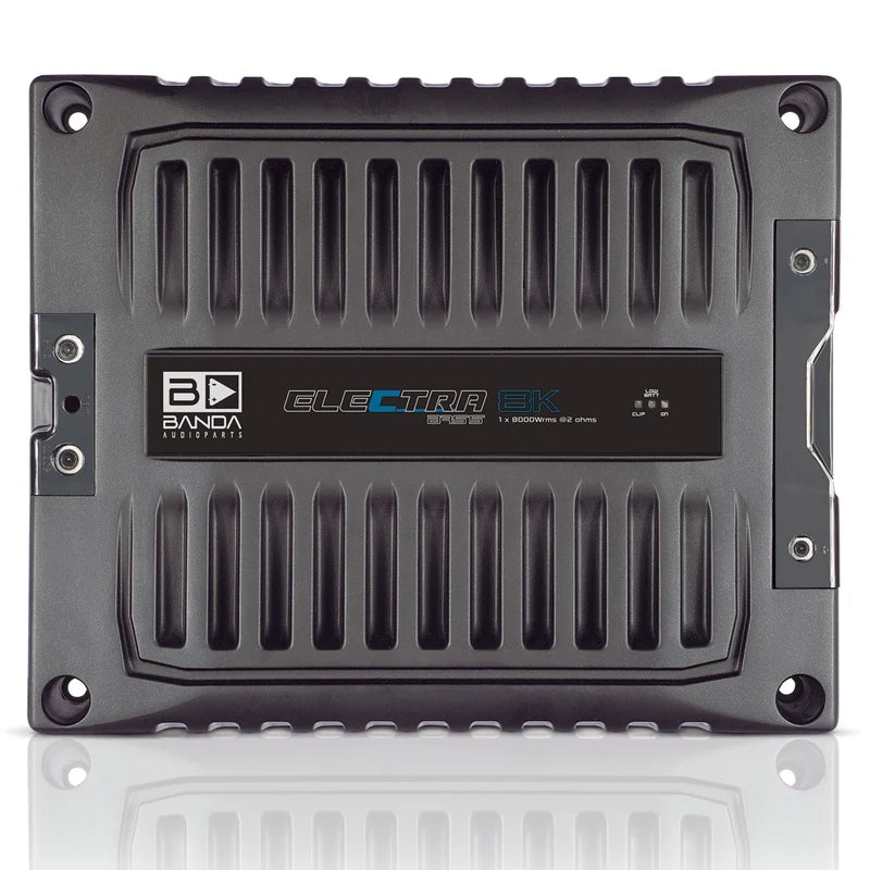Banda ELECTRA Line Aluminum Brazilian 8000 Watt 2-Ohm Monoblock Bass Amplifier