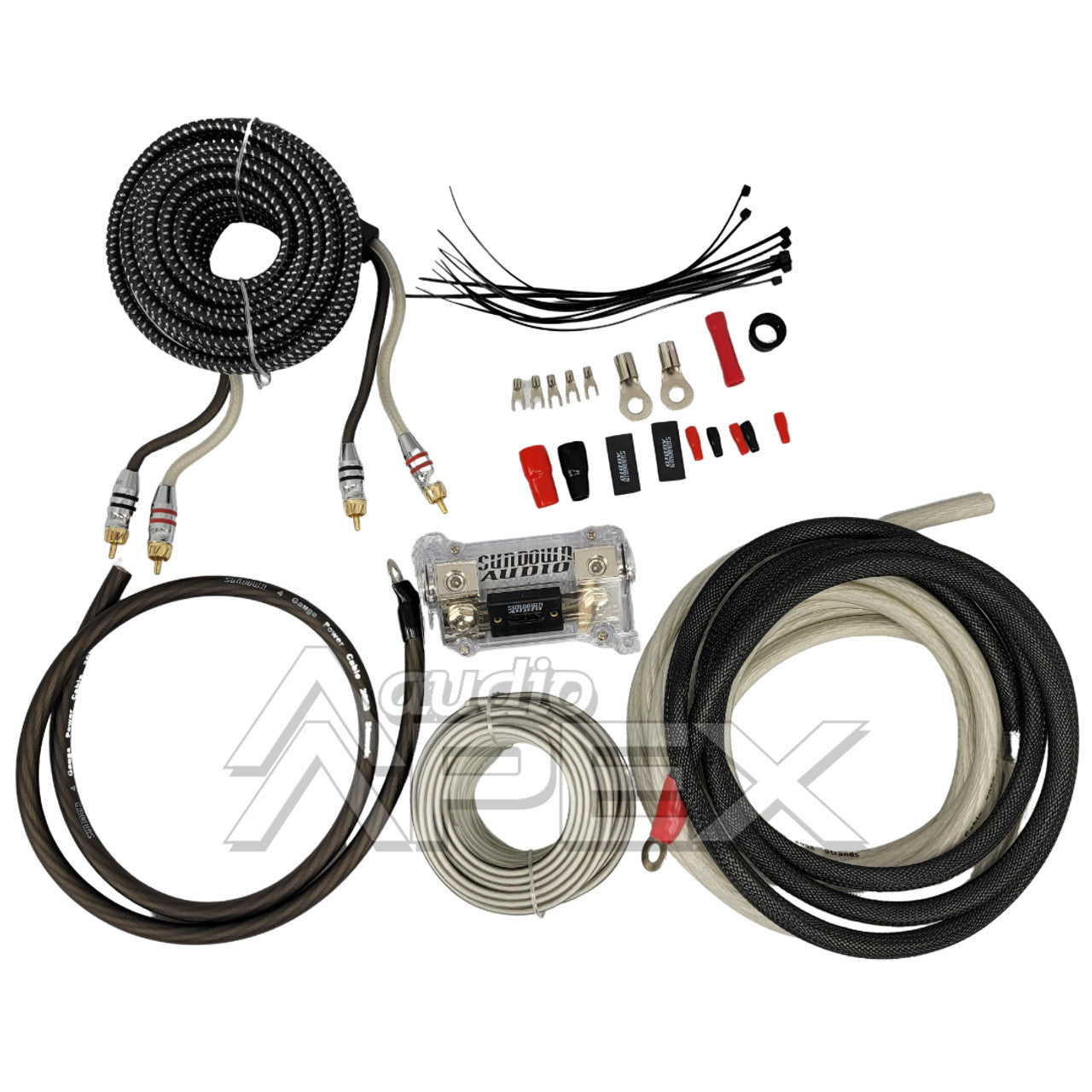 Sundown Audio 4 Gauge AWG OFC Amplifier Installation Kit