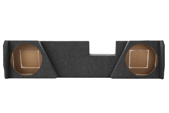2014 and Up Chevy Double Cab Ported Subwoofer Box Sub Box 2X12 Carpeted