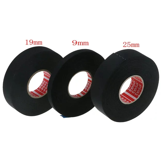 TESA 51036 Flag-resistant PET cloth tape for high abrasion protection of automotive harnesses