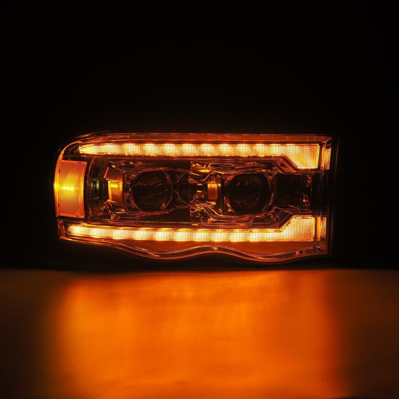02-05 Dodge Ram LUXX-Series LED Projector Headlights Chrome