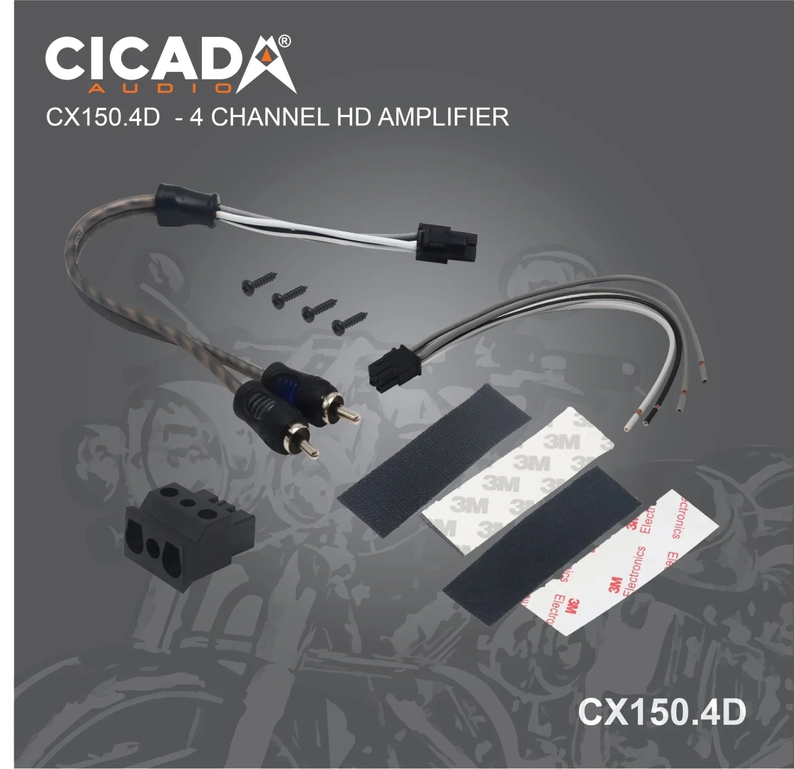 Cicada Audio CX150.4D 150W X 4 AMPLIFIER