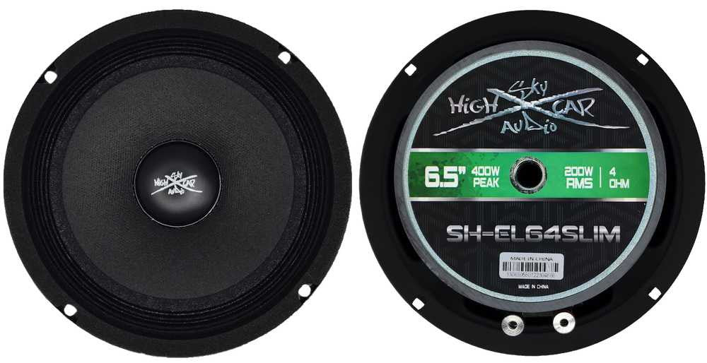 Sky High Car Audio SH-EL64 Slim 6.5
