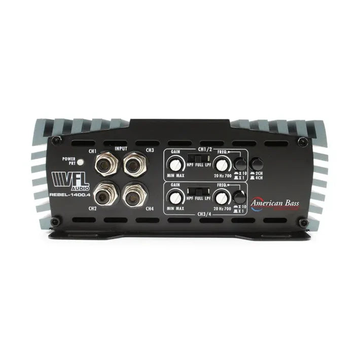 American Bass VFL REBEL 1400.4 4-Channel Amplifier