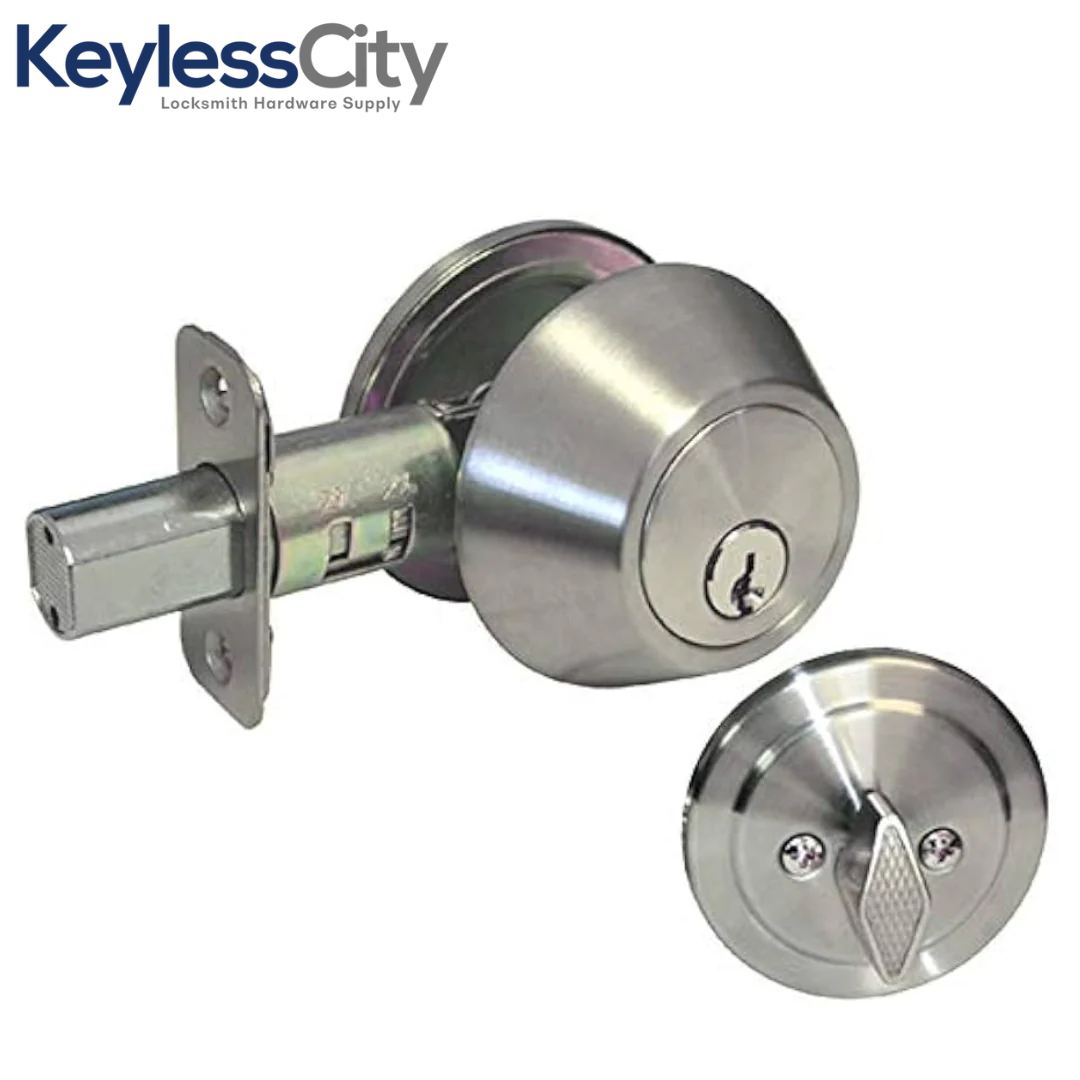 Schlage Premium Combo Lockset – Knob & Deadbolt – Satin Silver