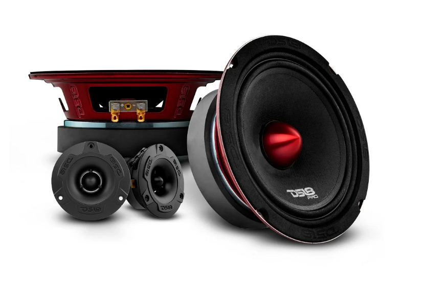 DS18 Car Audio Bundle – 4 PRO-X6.4BM 6.5